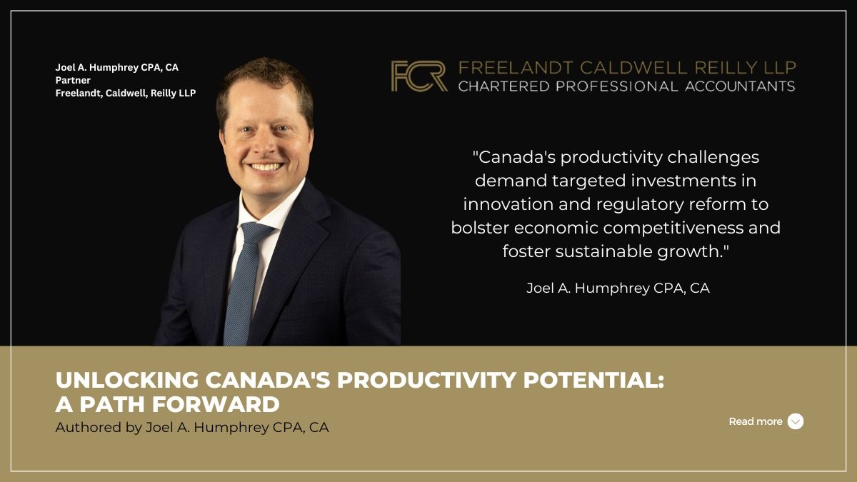 Unlocking Canada’s Productivity Potential: A Path Forward