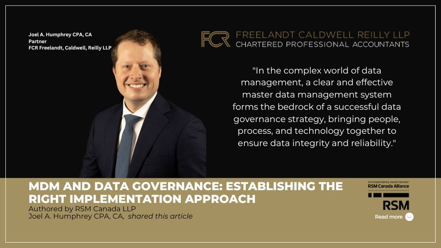MDM and data governance: Establishing the right implementation approach