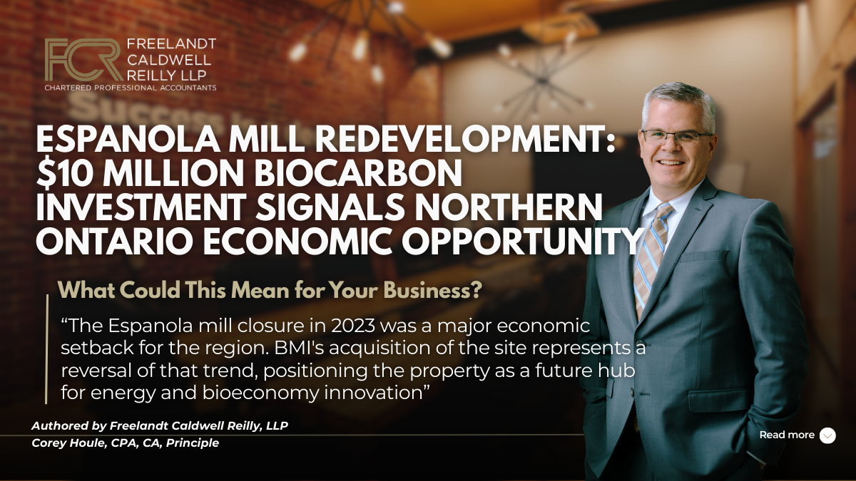 Espanola Mill Redevelopment: $10 Million Biocarbon Investment Signals Northern Ontario Economic Opportunity