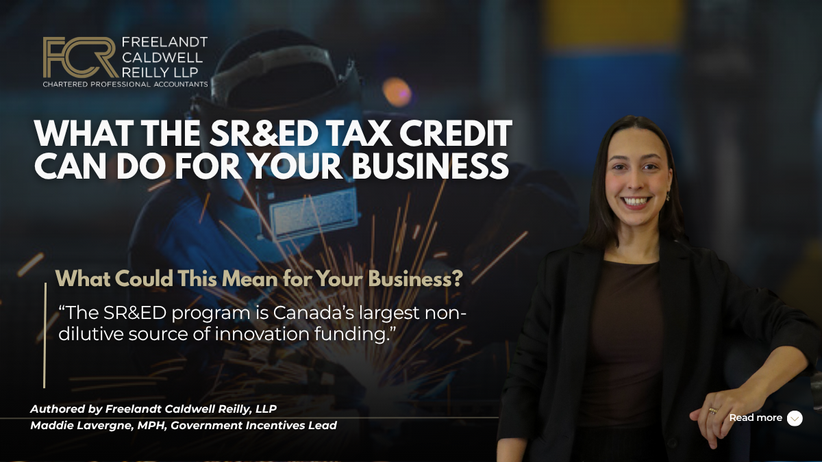 What the SR&ED Tax Credit Can Do for Your Business